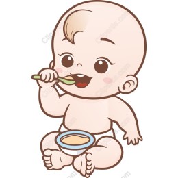 Adorable Baby Feeding
