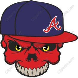 Red Skull with Cap