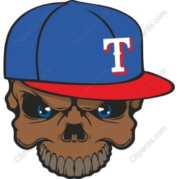 Edgy Skull with Baseball Cap