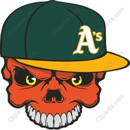 Edgy Skull with Baseball Cap
