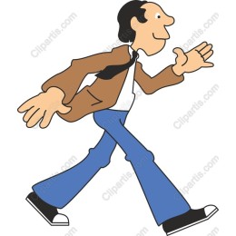 Energetic Walking Character