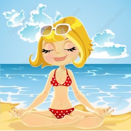 Beach Bliss - Cheerful Girl