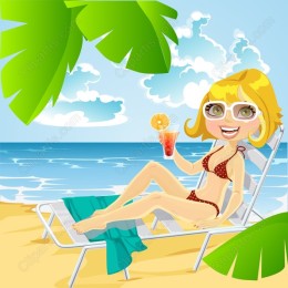 Cheerful Summer Beach
