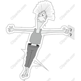 Quirky Character Meets Electrical Outlet
