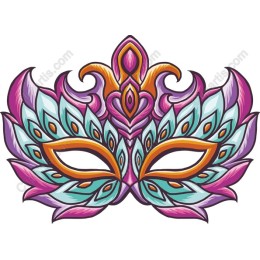 Artistic Feathered Mask