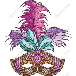Ornate Masquerade Mask with Feathers