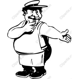 Cheerful Cartoon Character