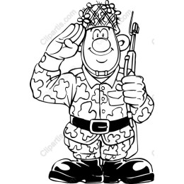 Cheerful Soldier