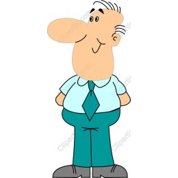 Charming Cartoon Gentleman