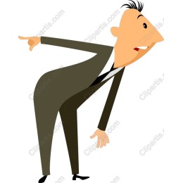 Quirky Character in Suit
