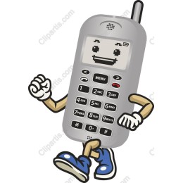 Cheerful Retro Mobile Phone