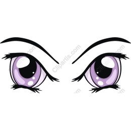Enchanting Purple Eyes