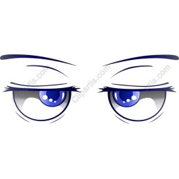 Expressive Blue Eyes