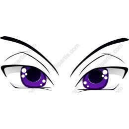 Striking Purple Eyes