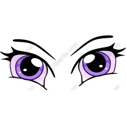 Mesmerizing Purple Eyes