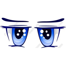 Vibrant Blue Eyes