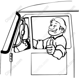 Cheerful Delivery Driver