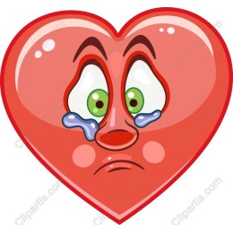 Expressive Sad Heart