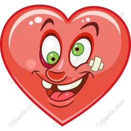 Happy Heart with Bandage