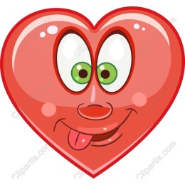 Cheeky Cartoon Heart