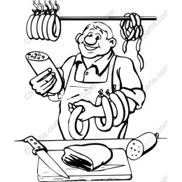 Cheerful Butcher Sausage