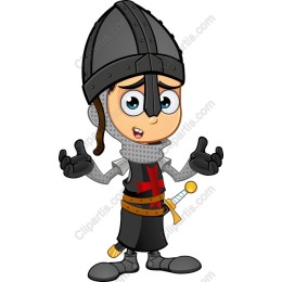 Playful Young Knight