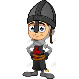 Charming Cartoon Knight