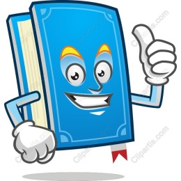 Cheerful Book Character