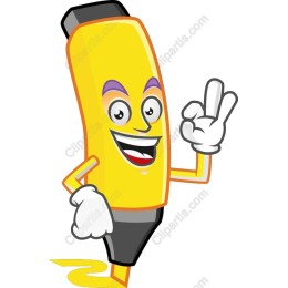 Cheerful Cartoon Highlighter
