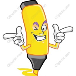 Fun Highlighter Cartoon