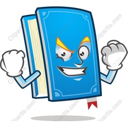 Vibrant Animated Book Character