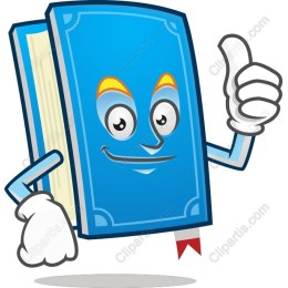 Cheerful Book Character
