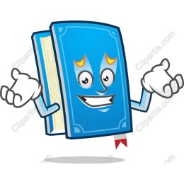 Cheerful Book Character