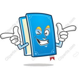 Playful Cartoon Book Character