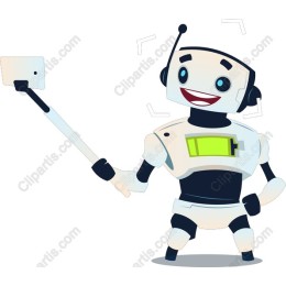 Playful Robot Selfie