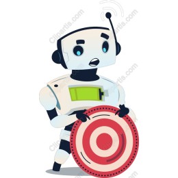 Playful Robot with Target Shield
