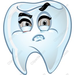 Cartoon Tooth with Quirky Expression - Dental