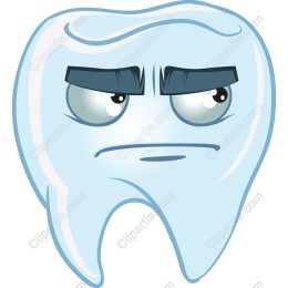 Quirky Cartoon Tooth