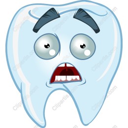 Cheerful Cartoon Tooth