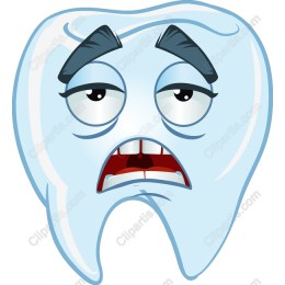Grumpy Tooth Character