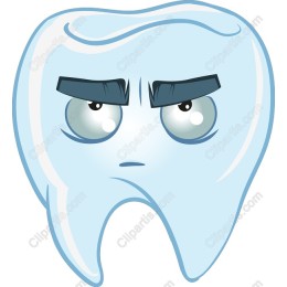 Mischievous Cartoon Tooth