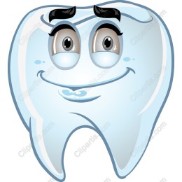 Cheerful Cartoon Tooth