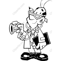 Whimsical Cartoon Doctor