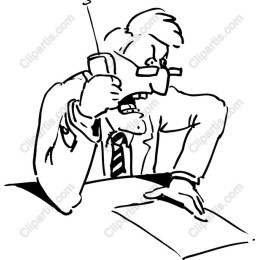 Dynamic Businessman Phone Call