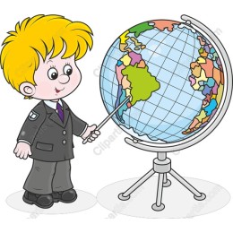 Curious Boy with Globe