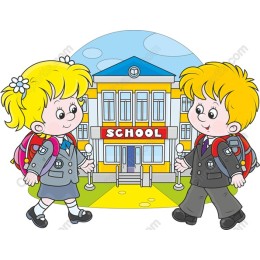 Cheerful Schoolchildren