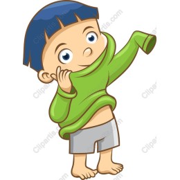 Playful Young Boy