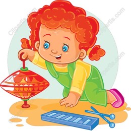 Playful Spinning Top Fun - Child