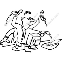 Whimsical Multitasking Character
