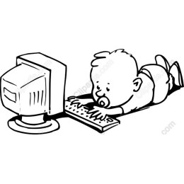 Baby at Computer